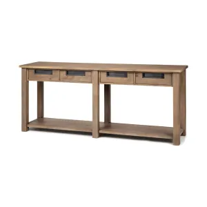 Harrelson Console Table Brown Wood