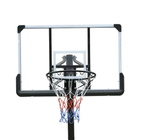 Height Adjustable 6 to 10ft Basketball Hoop 44 Inch Backboard Portable Basketball Goal System with Stable Base and Wheels, use for Outdoor