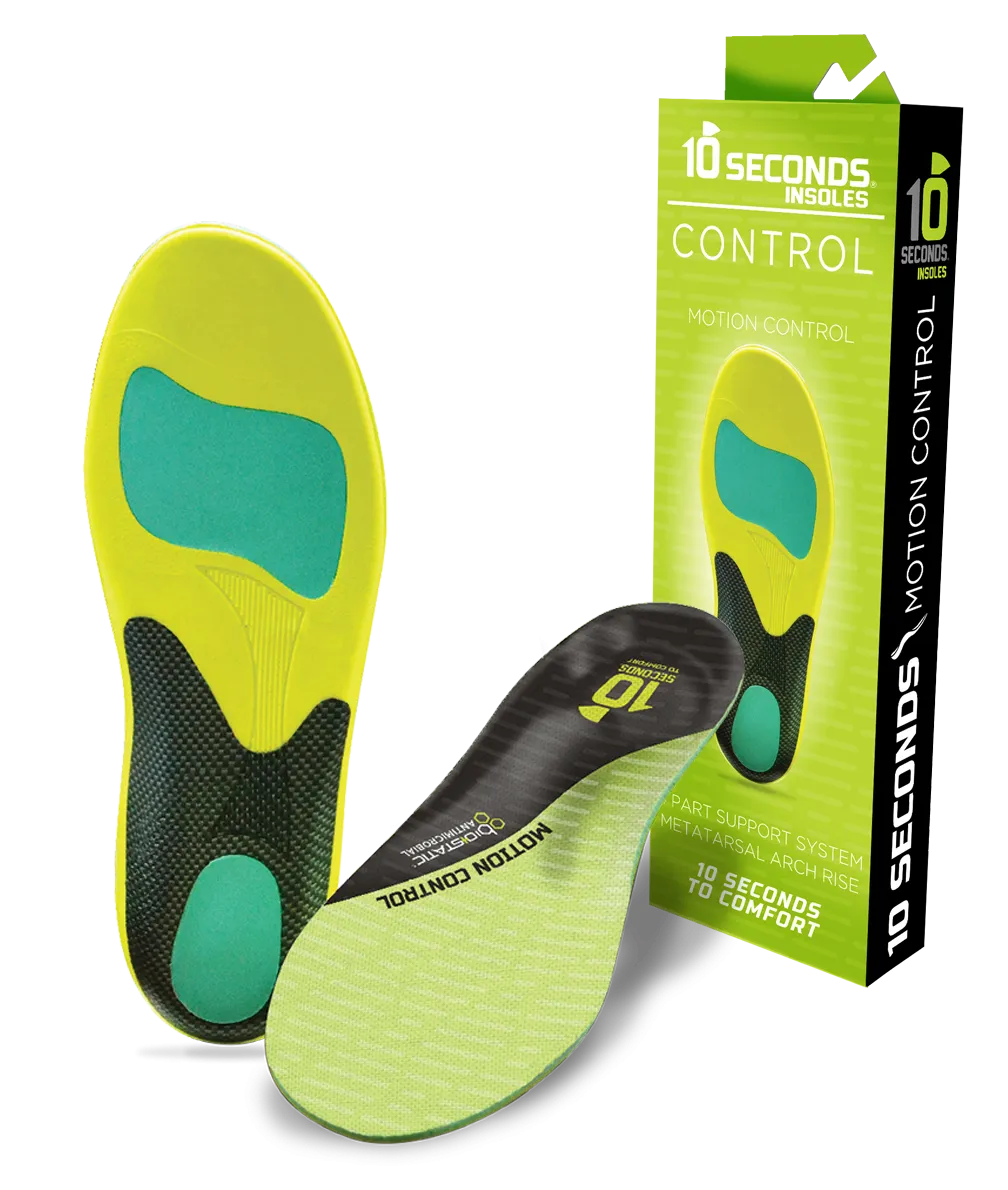 10 Seconds ® Motion Control Performance Insoles