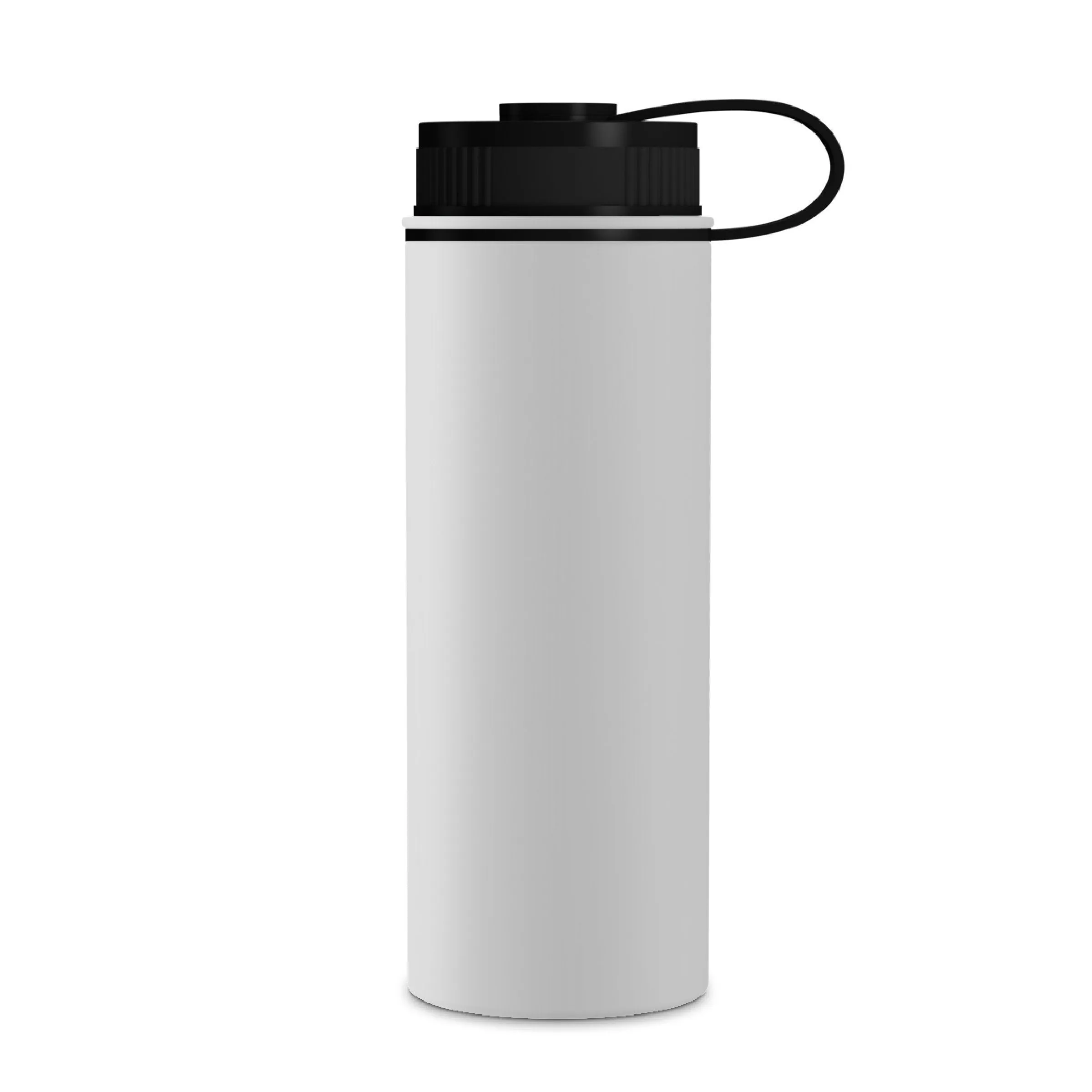 18 Ounce Stainless Steel Water Bottle, Sports Bottle, with Double Wall, GEO