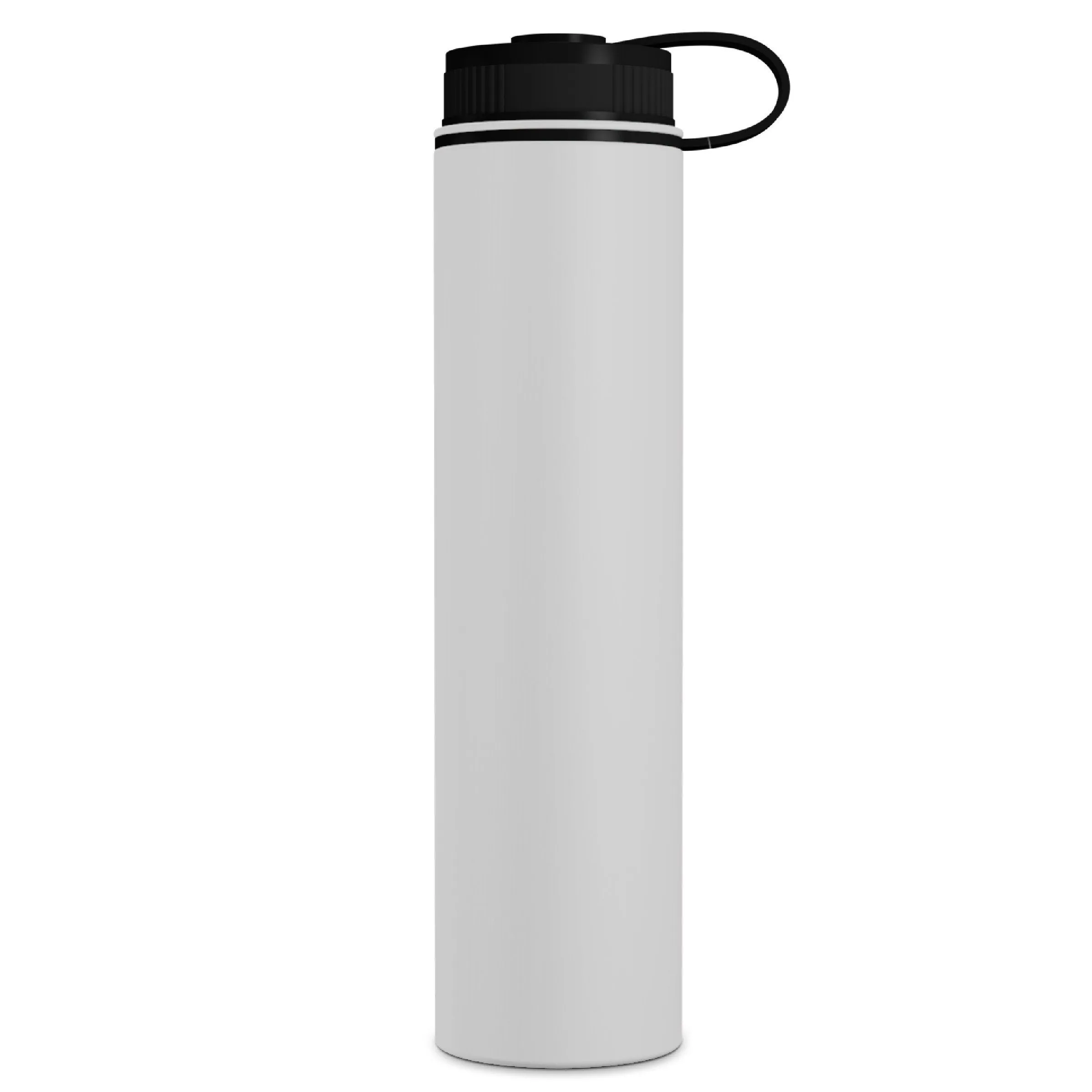 25 Ounce Stainless Steel Water Bottle, Sports Bottle, with Wide Open Mouth and Double Wall, GEO