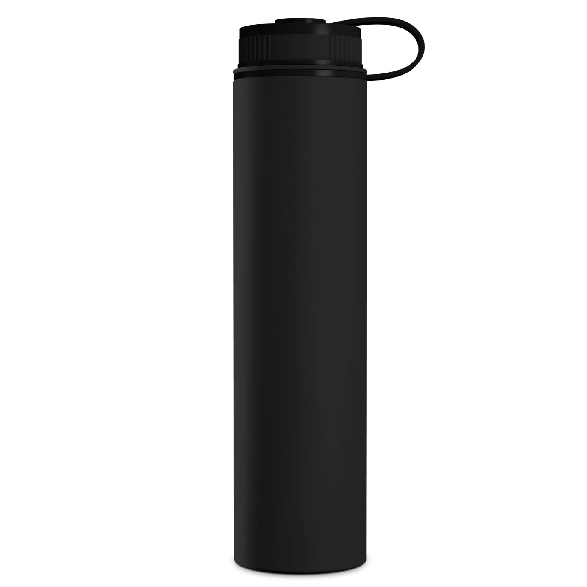 25 Ounce Stainless Steel Water Bottle, Sports Bottle, with Wide Open Mouth and Double Wall, GEO