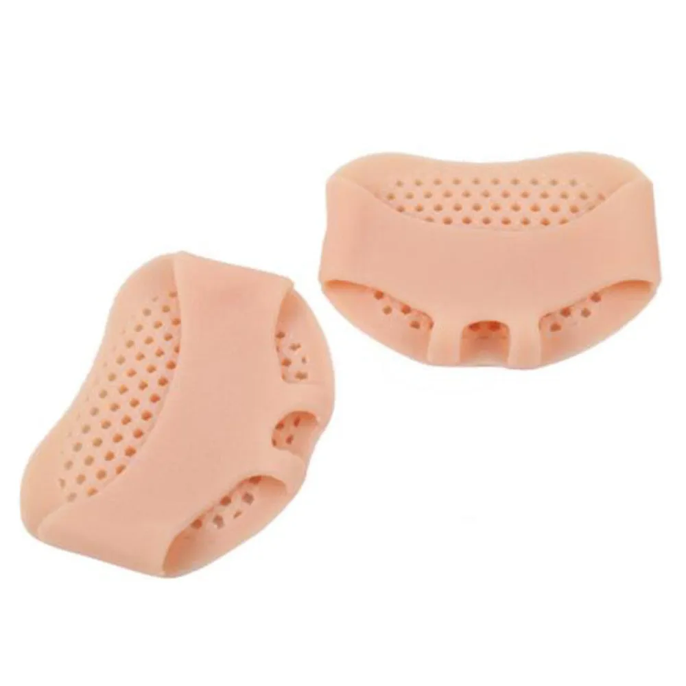 2pcs Silicone Metatarsal Pads Toe Separator Pain Relief Foot Pads Orthotics Foot Massage Insoles Forefoot Socks Foot Care Tool