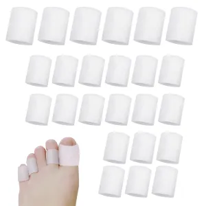 30pcs Silicone Toe Protectors, 24pcs Toe Protective Sleeve Separator,6pcs Bunion Protective Cover Separator,Prevent Calluses etc.