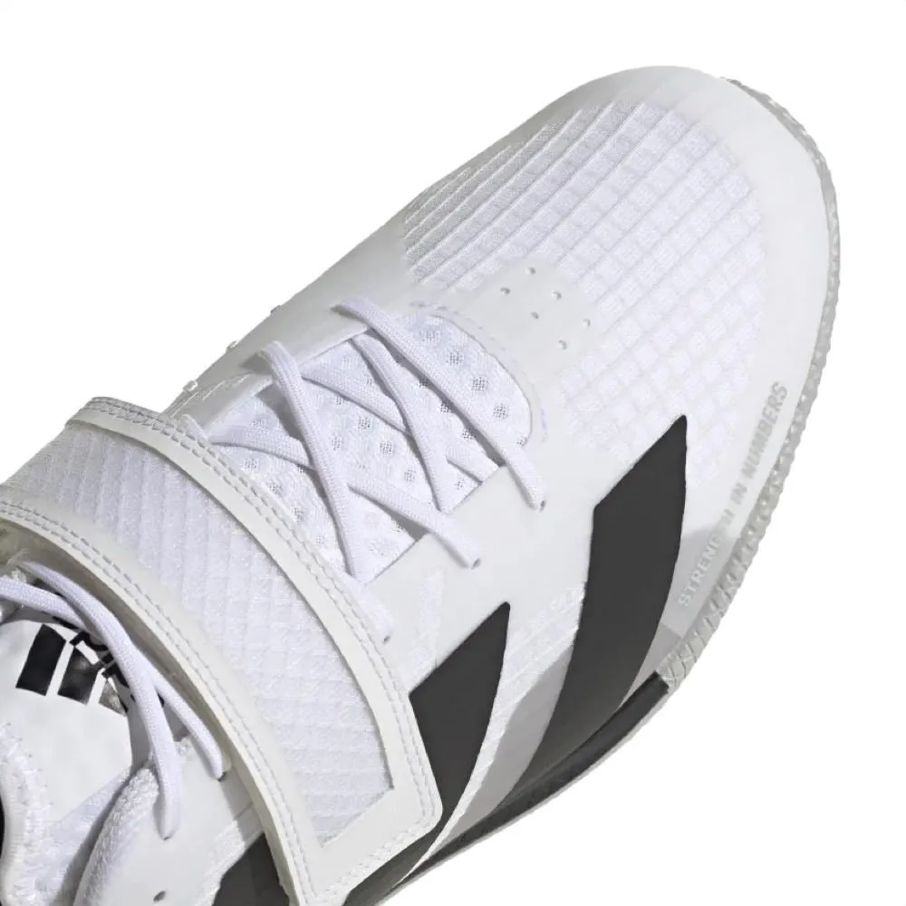 Adidas Adipower 3 Weightlifting Boots - White/Grey