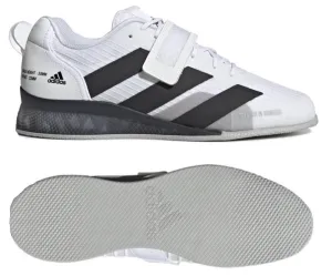 Adidas Adipower 3 Weightlifting Boots - White/Grey