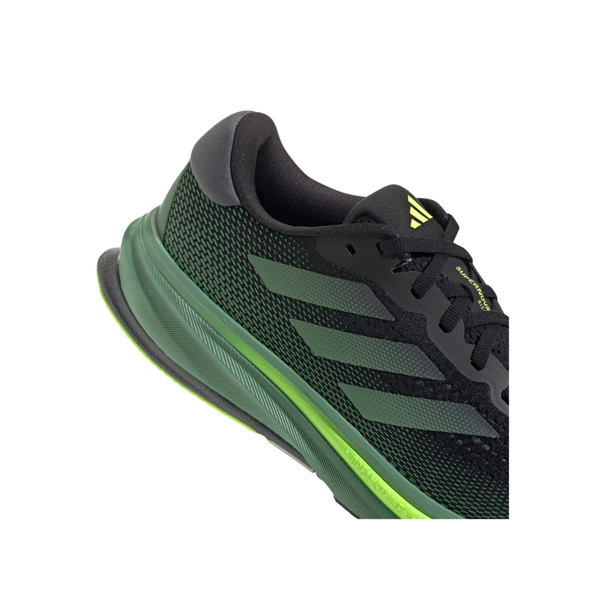 Adidas Supernova Rise Shoes Black Green AW24