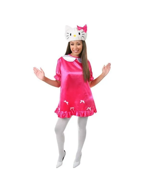 Adult White Kitty Costume