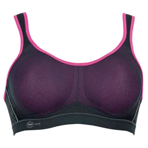 Air Control Pink Grey Sports Bra Non-Wired - Anita Active