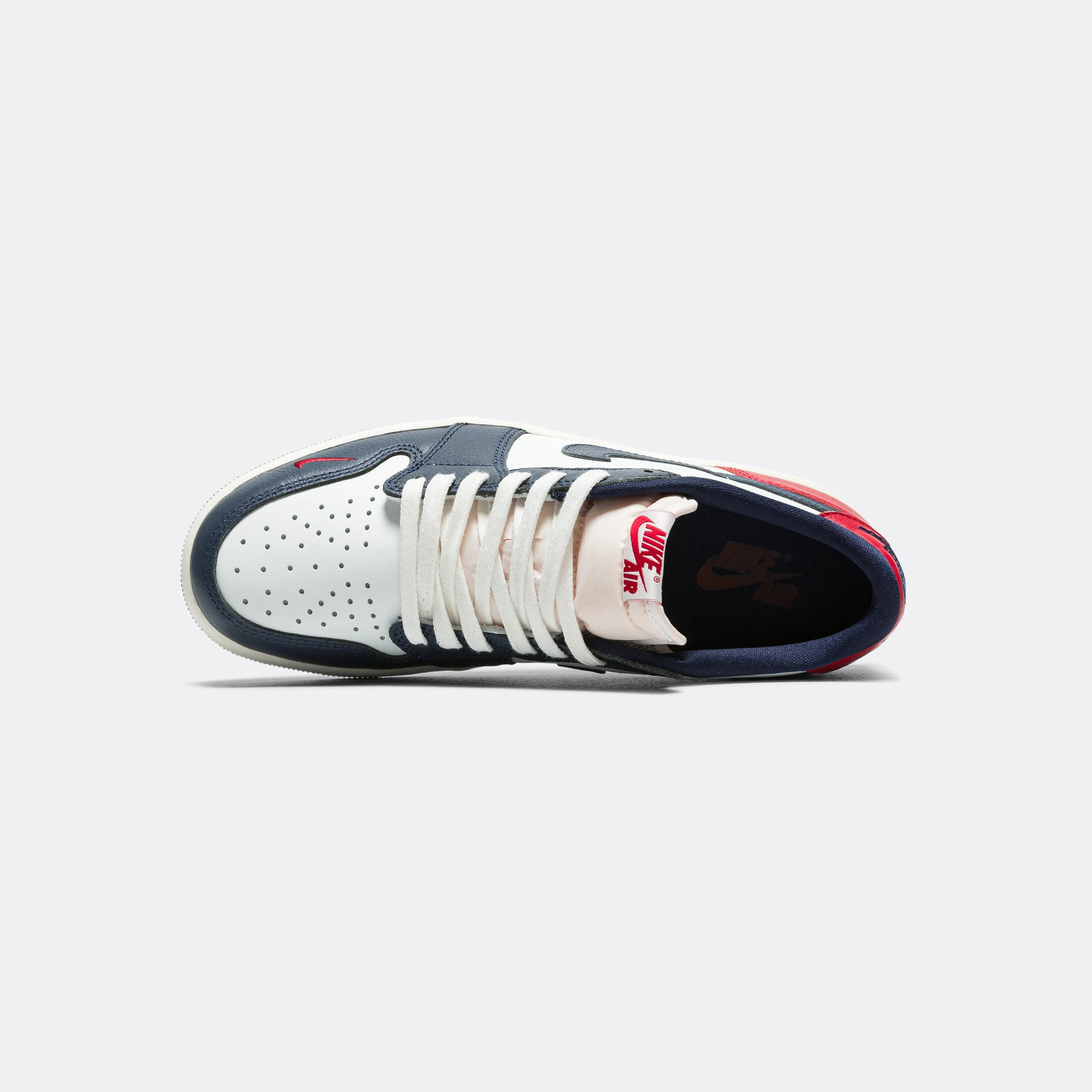 Air Jordan 1 Retro Low OG - Summit White/Gym Red-Midnight Navy