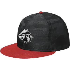 Allegheny Badgers New Era Camo Flat Bill Snapback Cap