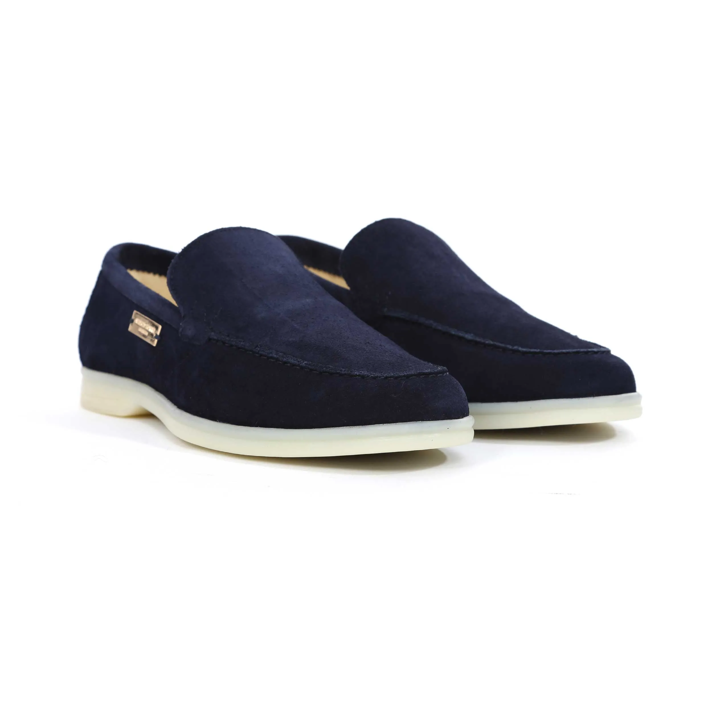 Android Homme Comporta Loafer in Navy Suede