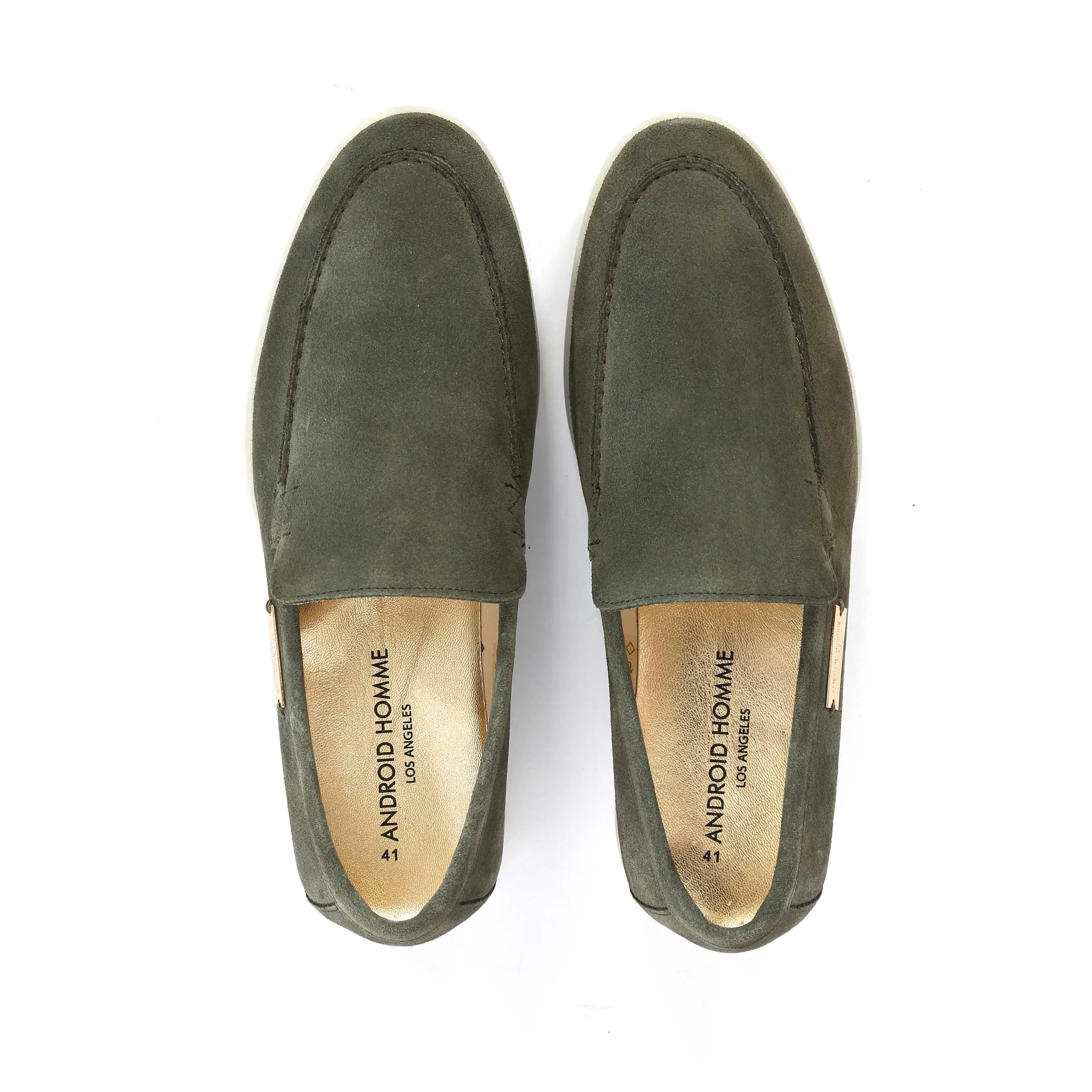 Android Homme Comporta Loafer in Sage Suede