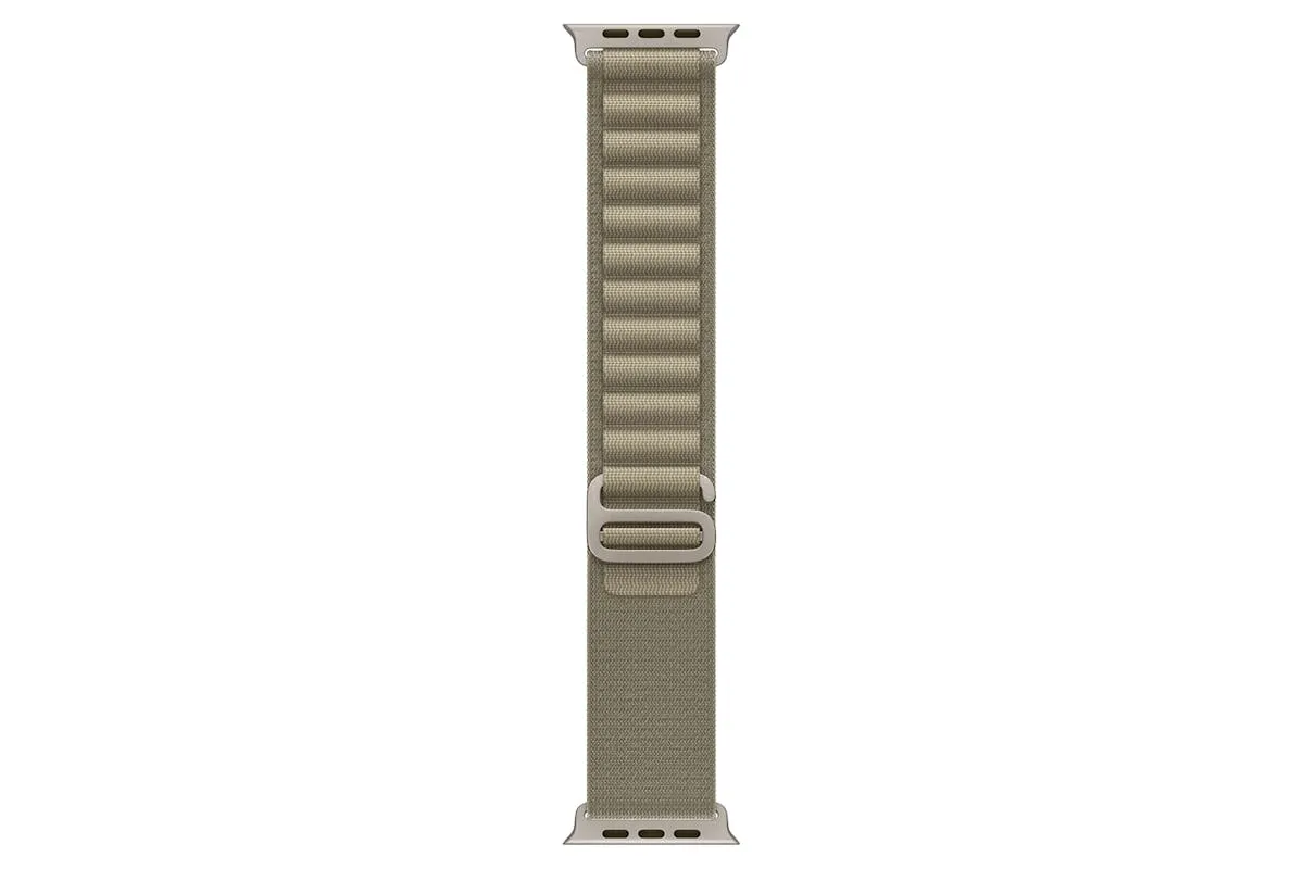 Apple Watch Ultra 2 | 49mm | Titanium Olive Alpine Loop | Medium