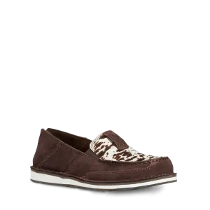 Ariat Ladies Chocolate Chip Suede & Hair On Cruiser Shoe 10033932