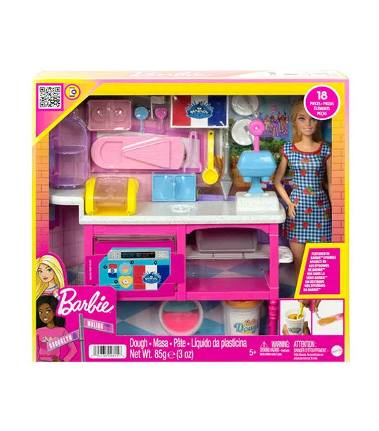 Barbie Doll and Accessories, Malibu Doll and 18 Pastry-Making Pieces, It Takes Two Café