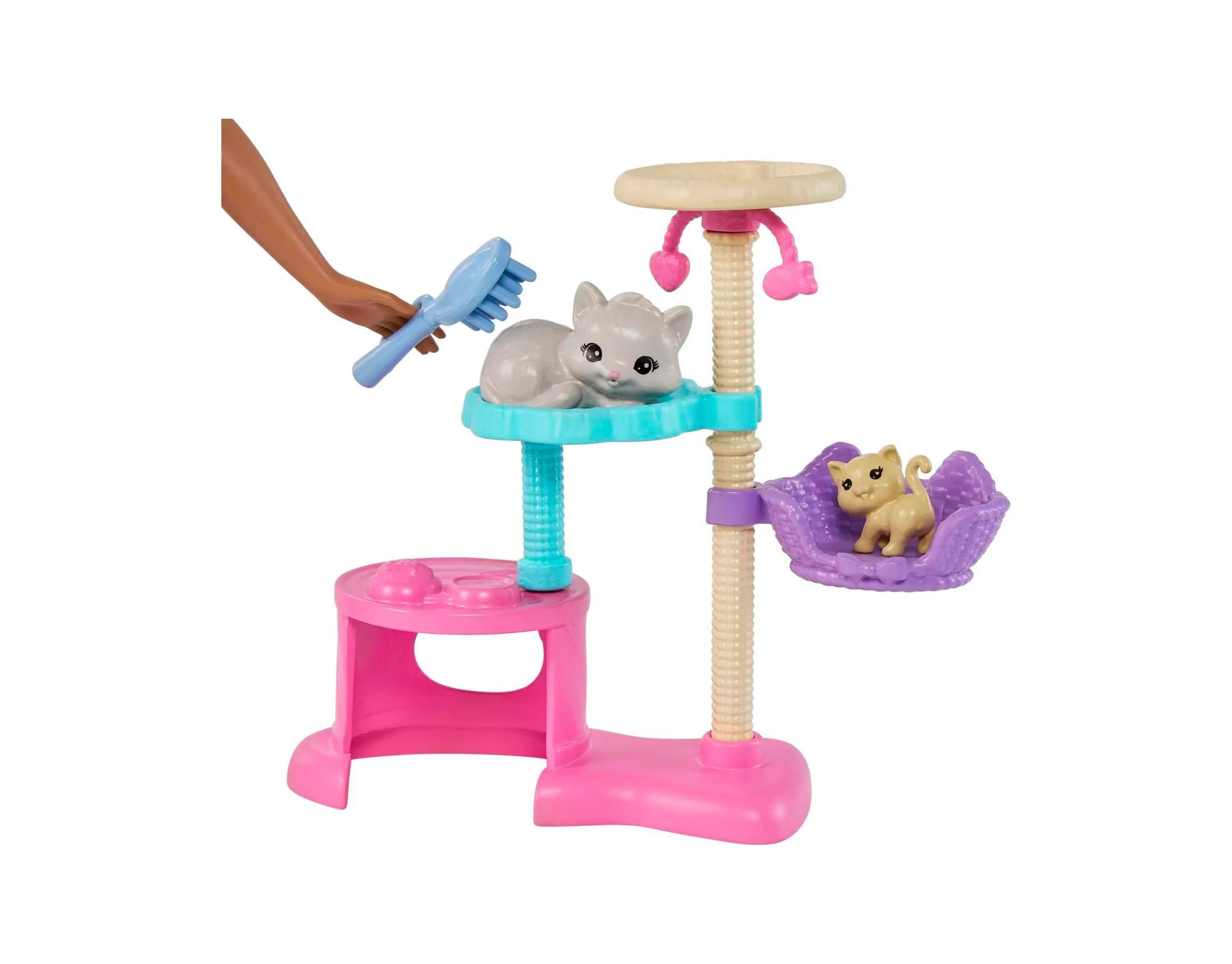 Barbie Kitty Condo Playset with Doll, Pets, and Accessories