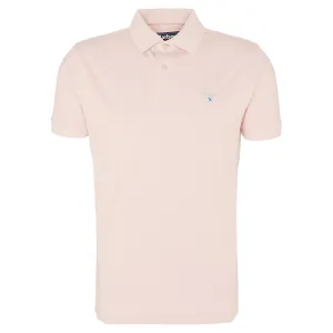 Barbour Men's Sports Polo in Pink Mist