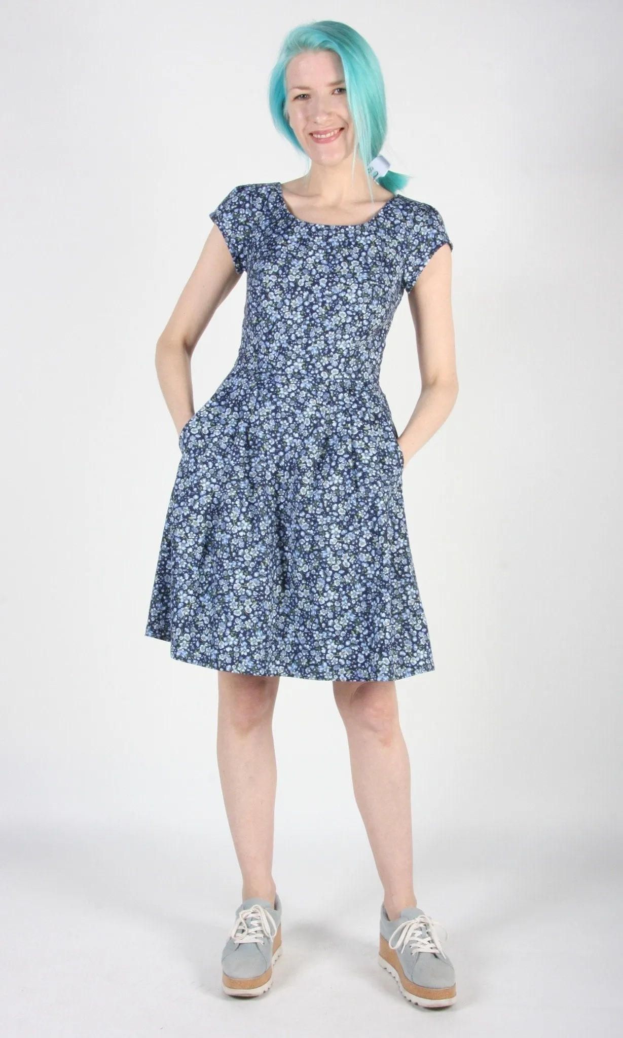 Birds of North America Turnstone Dress - Forget Me Not (Online Exclusive)