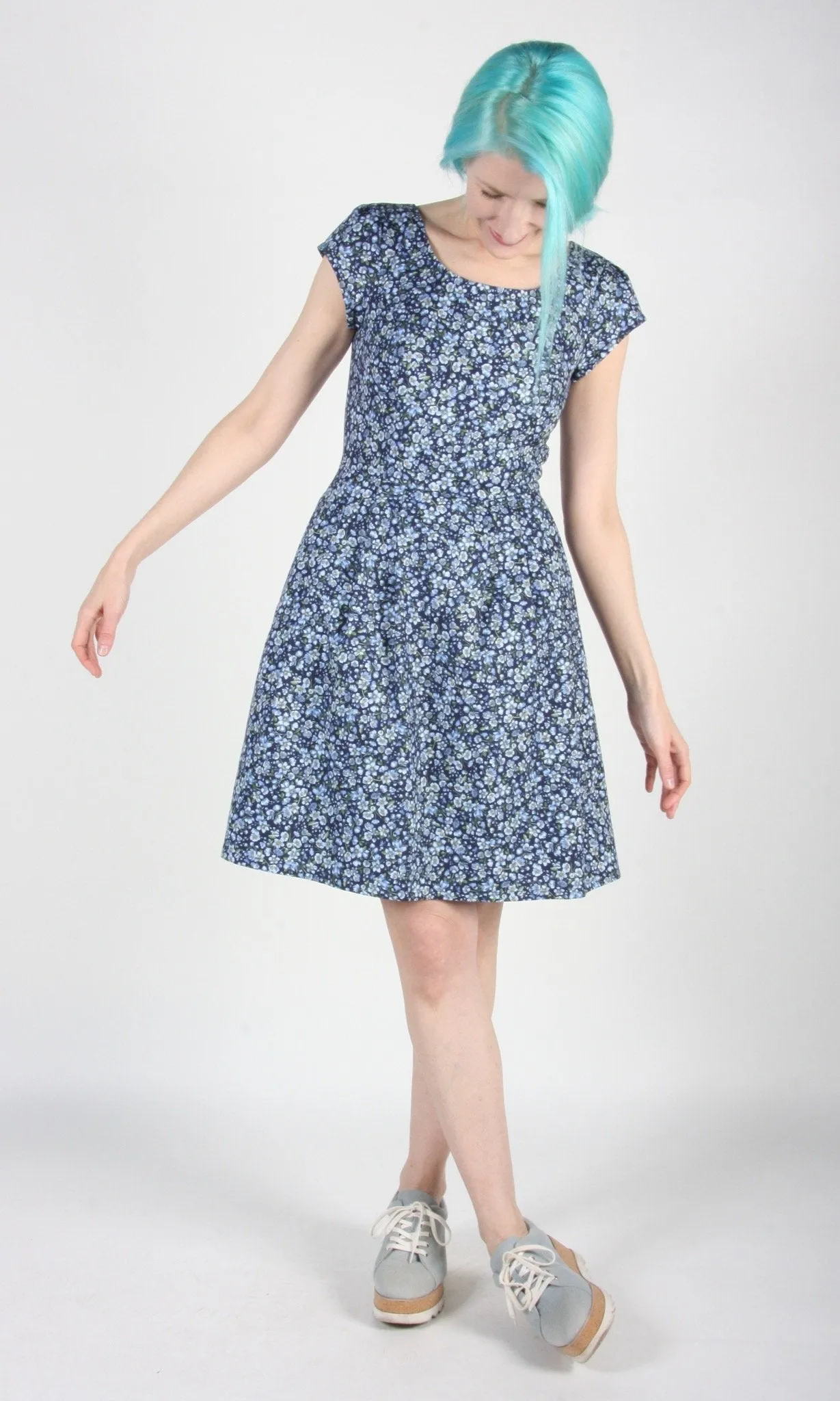 Birds of North America Turnstone Dress - Forget Me Not (Online Exclusive)