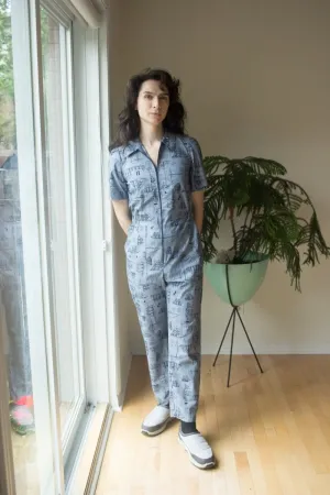 Birds of North America Twillick Jumpsuit - Nautical Chambray (Online Exclusive)