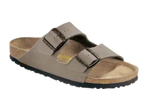 Birkenstock Arizona BirkiBuc/Suede Sandal (Women's) Stone 0151211