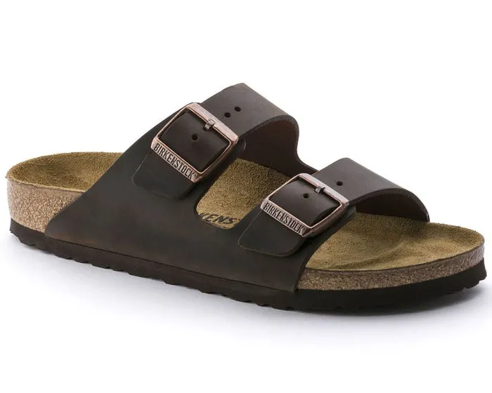 Birkenstock Arizona Nubuck Oiled/Suede Sandal (Unisex)