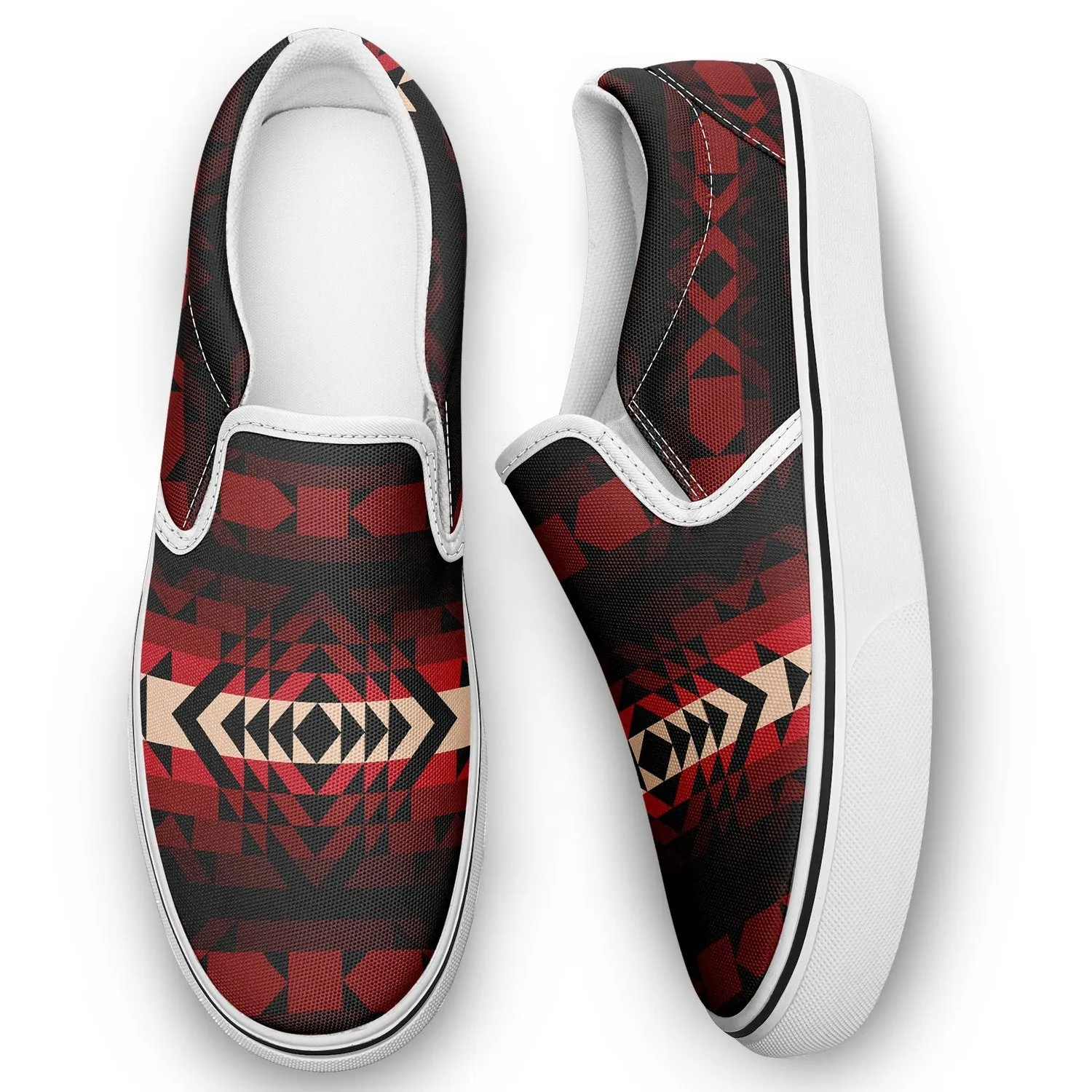 Black Rose Otoyimm Kid's Canvas Slip On Shoes