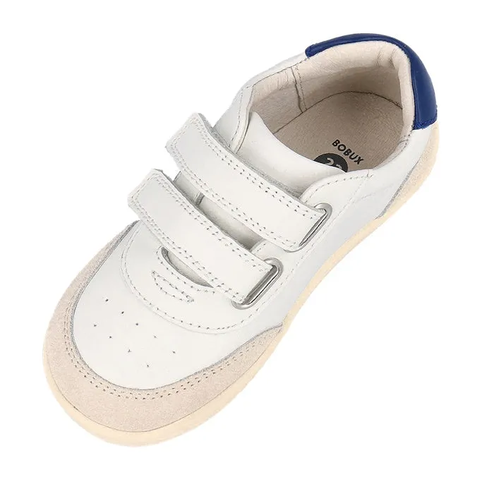 Bobux Kids IWalk IW Champ Sneaker Chalk White Blue 650501