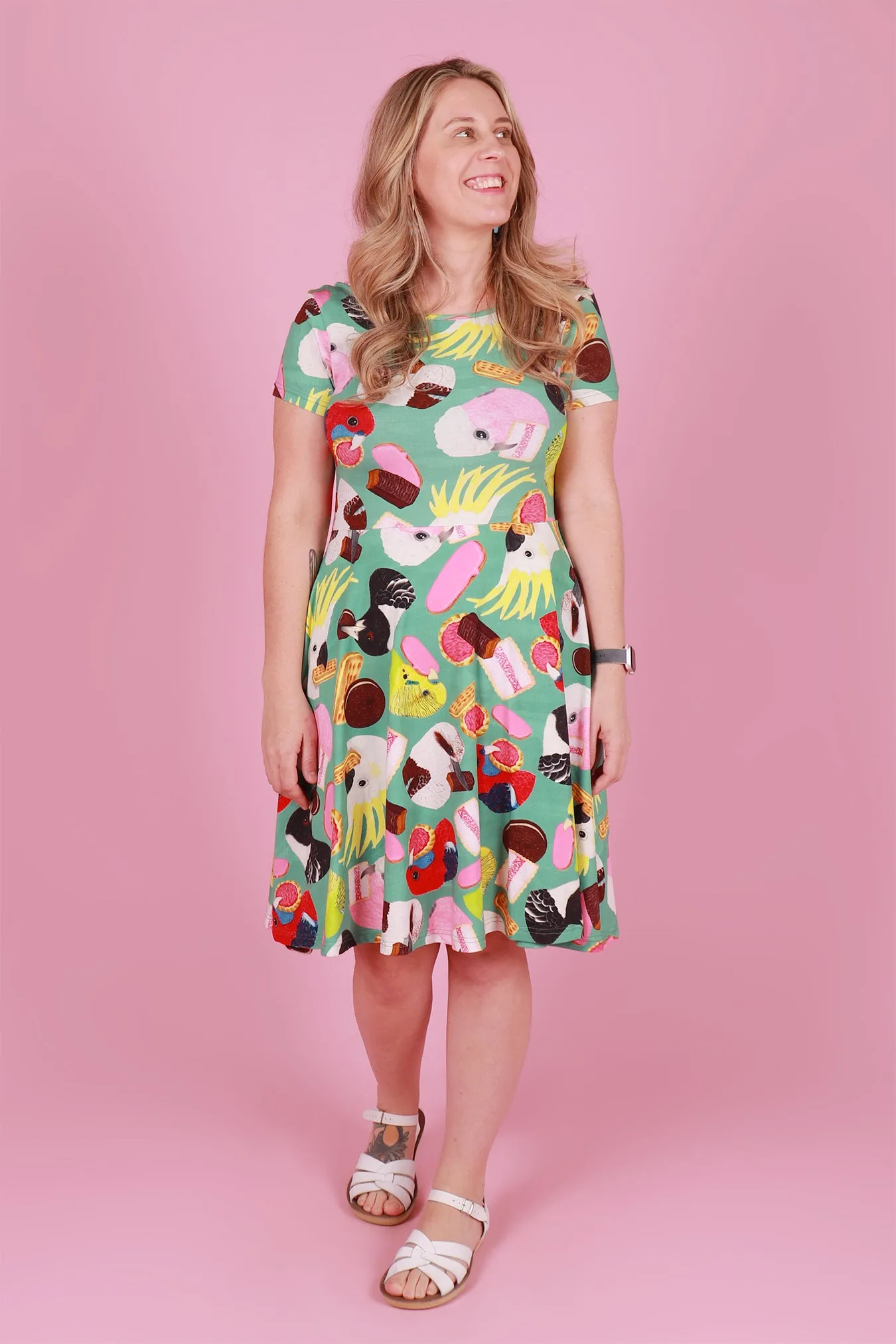 Bronte Dress Midi Birdy Allsorts