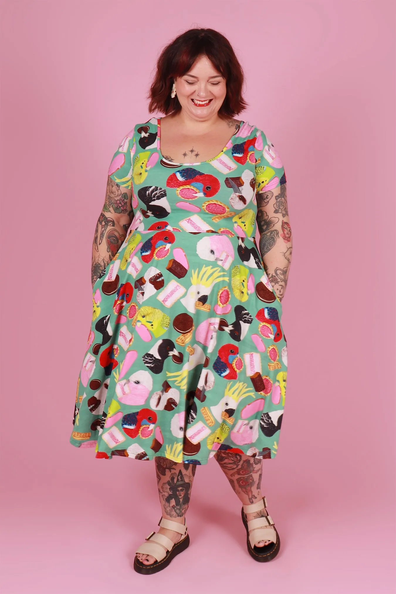 Bronte Dress Midi Birdy Allsorts