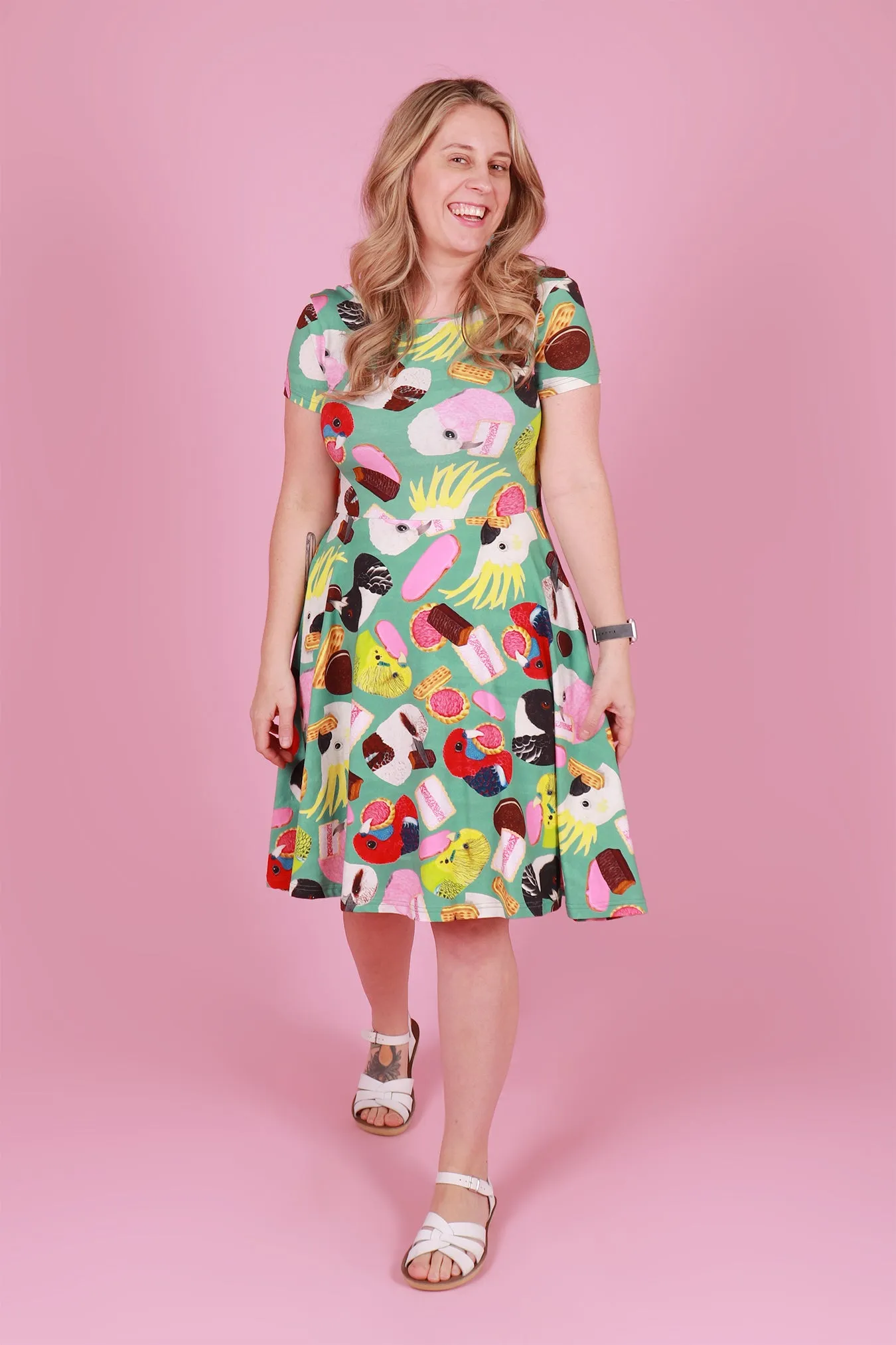 Bronte Dress Midi Birdy Allsorts