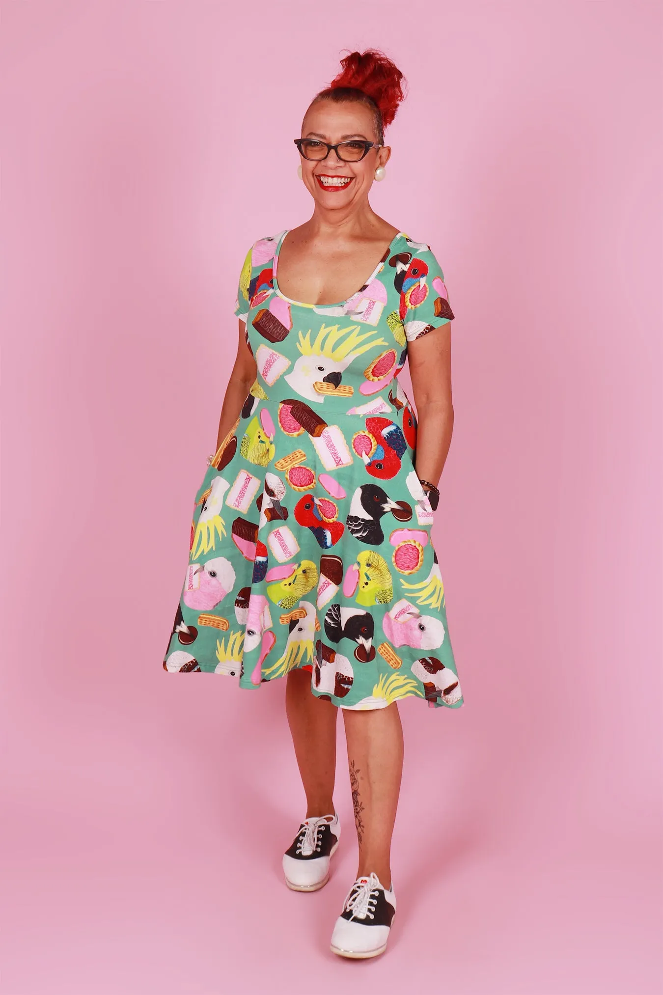 Bronte Dress Midi Birdy Allsorts