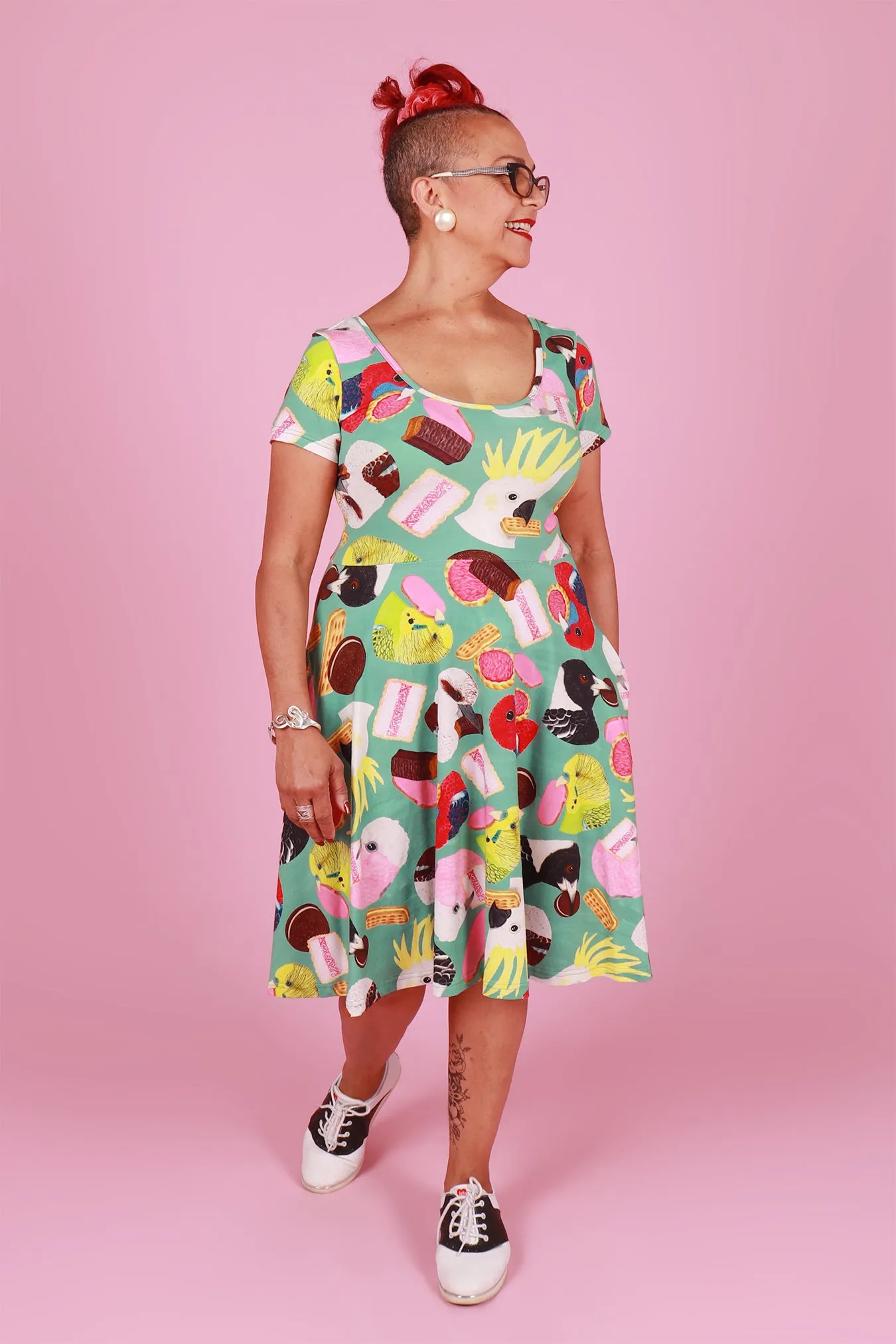 Bronte Dress Midi Birdy Allsorts