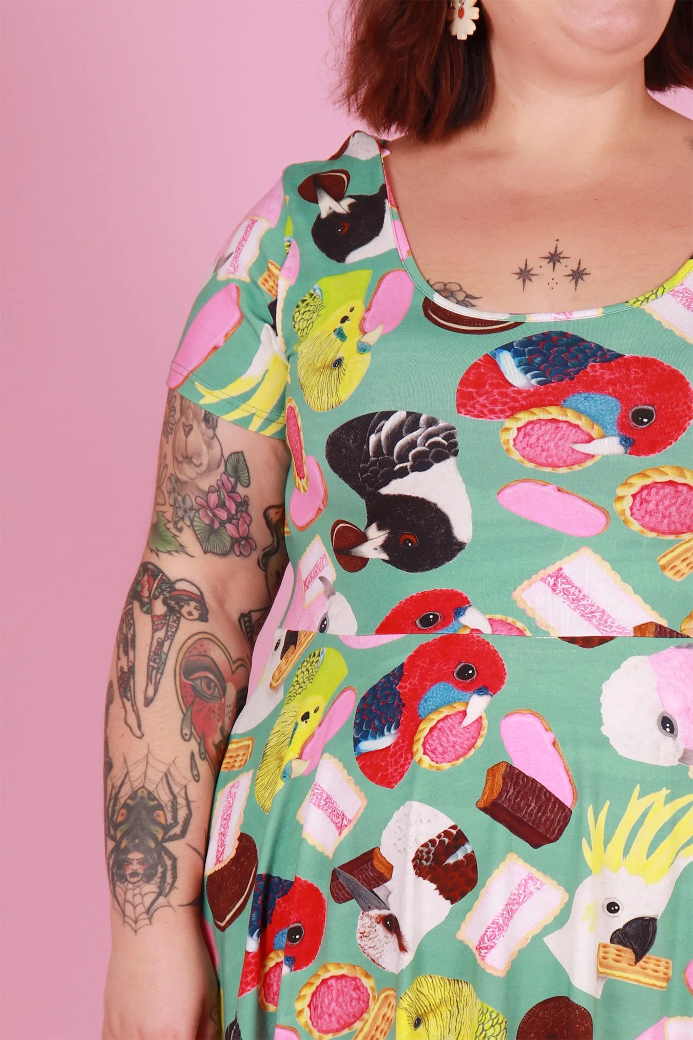 Bronte Dress Midi Birdy Allsorts