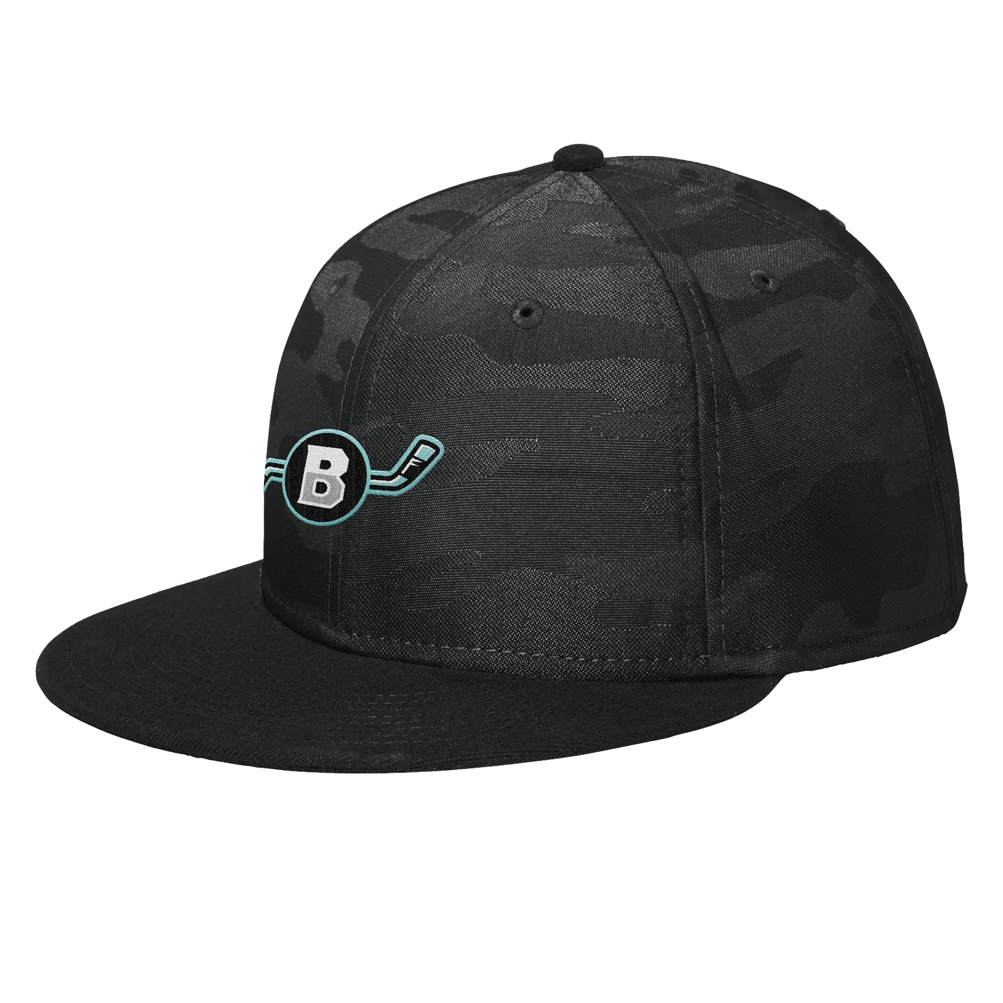 Brooklyn Aviators New Era Camo Flat Bill Snapback Cap