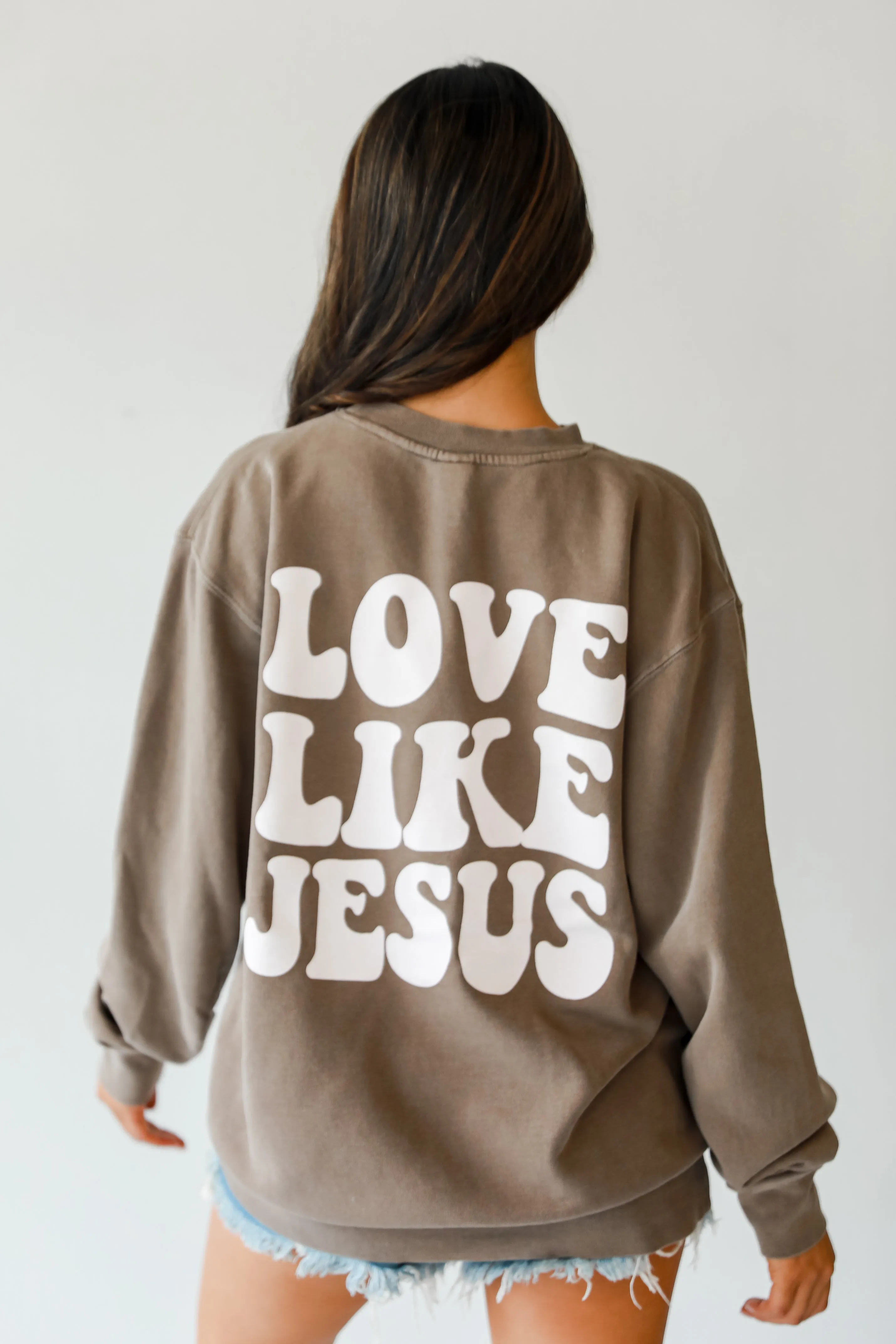 Brown Love Like Jesus Sweatshirt