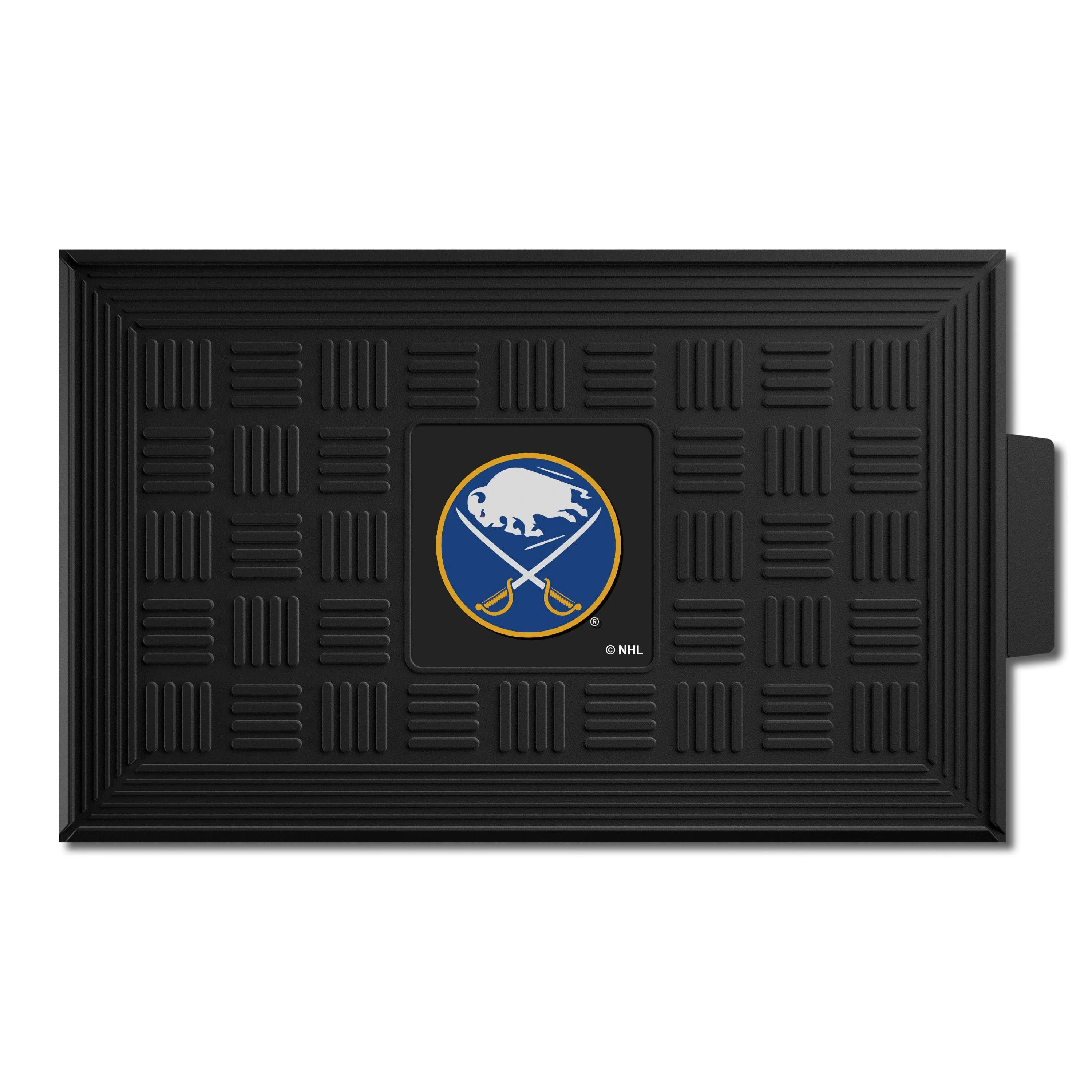 Buffalo Sabres Heavy Duty Vinyl Medallion Door Mat - 19.5in. x 31in.