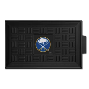 Buffalo Sabres Heavy Duty Vinyl Medallion Door Mat - 19.5in. x 31in.