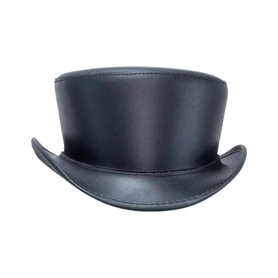 Bushwick | Leather Top Hat