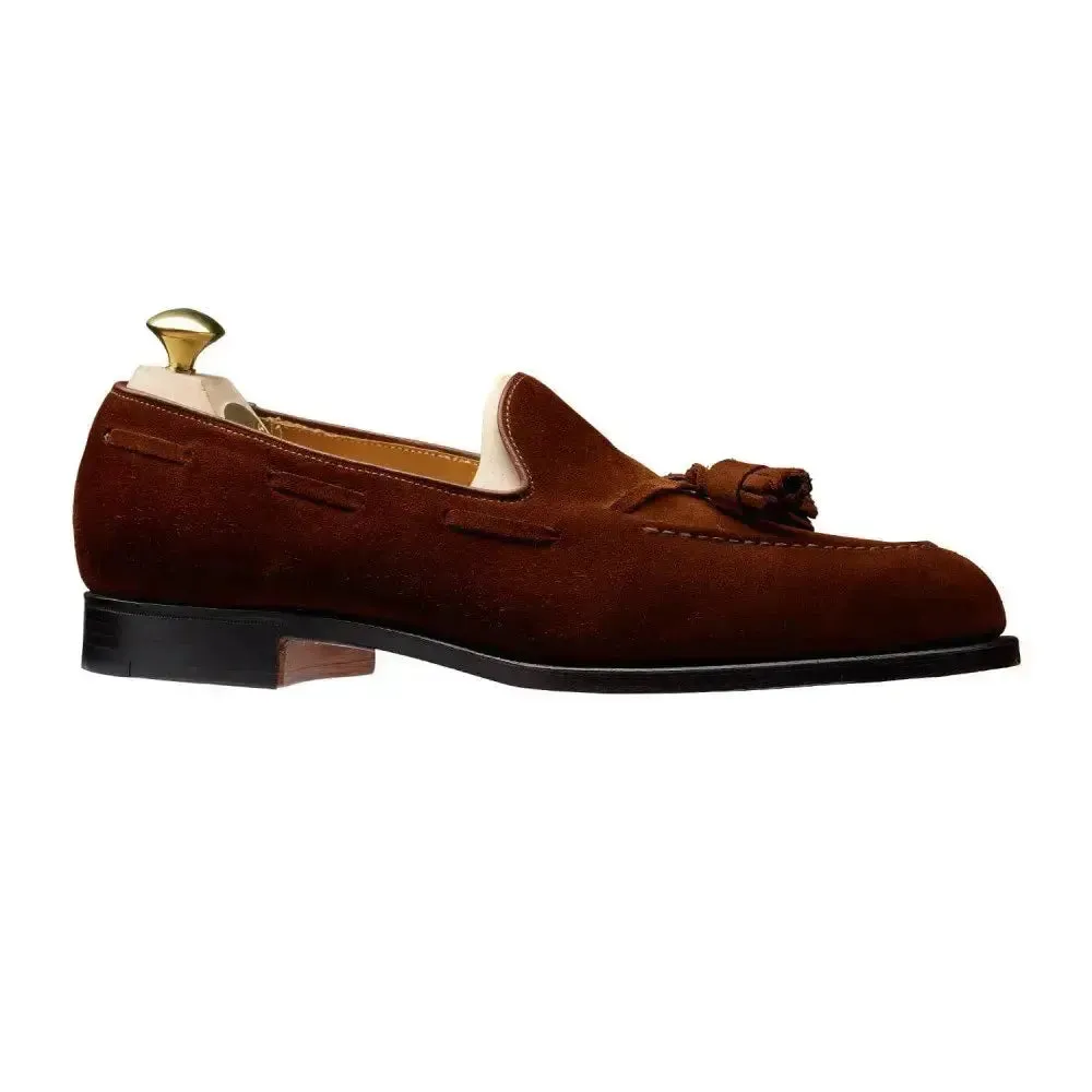 Cavendish Polo Brown Suede Tassel Loafer