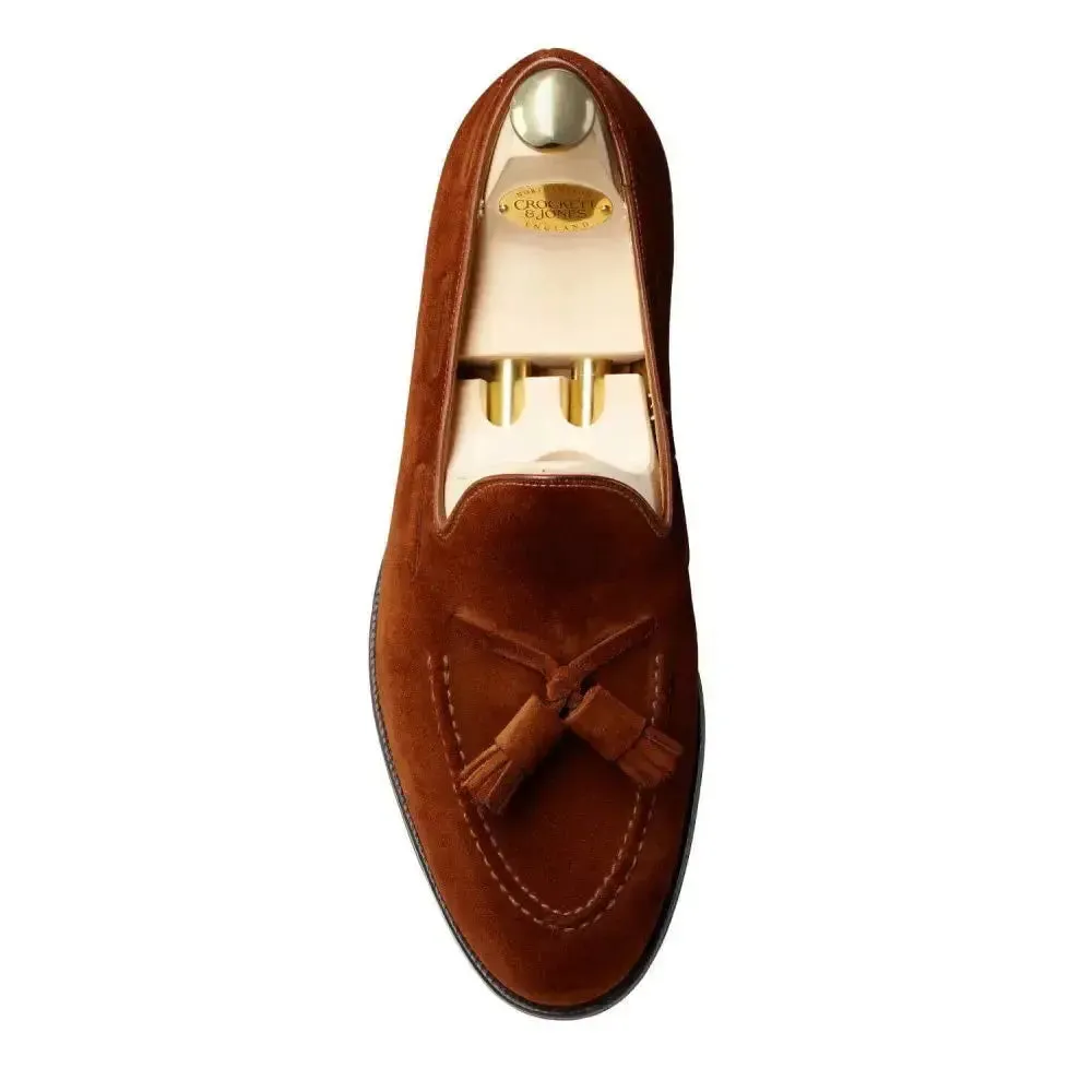 Cavendish Polo Brown Suede Tassel Loafer