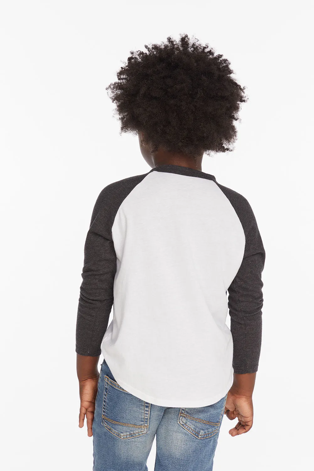 CHA Hang Loose Boys Baseball Tee with Smiley Face