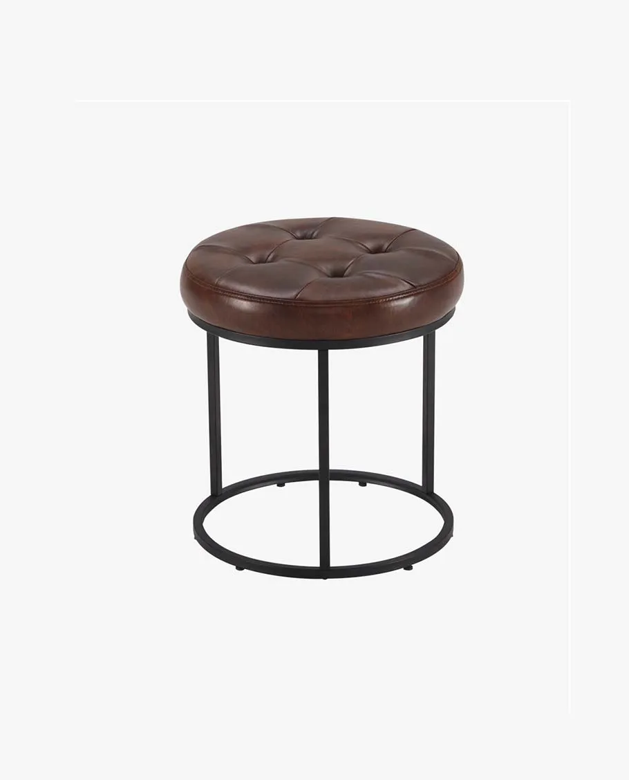 Cheyenne Button Tufting Vanity Stool