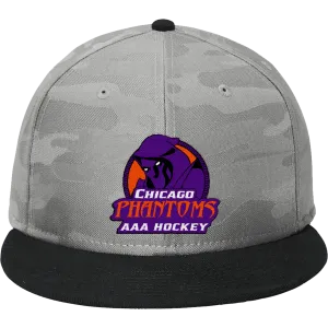 Chicago Phantoms New Era Camo Flat Bill Snapback Cap