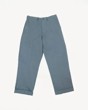 CHINO01.605 - 9.2oz Organic Cotton Twill Chino Relaxed Fit - Slate Blue