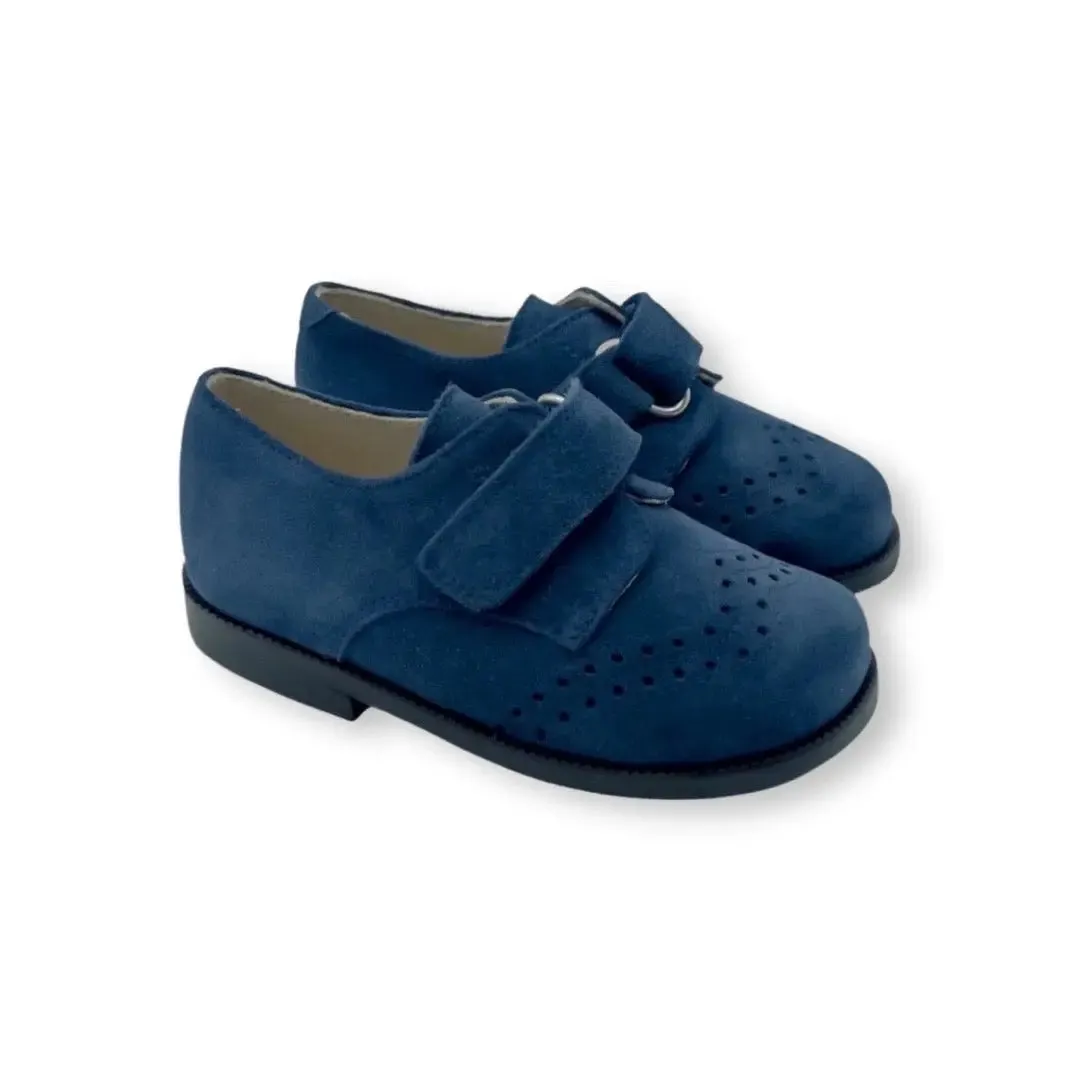 Christian- Navy Suede Boy Dress Shoes