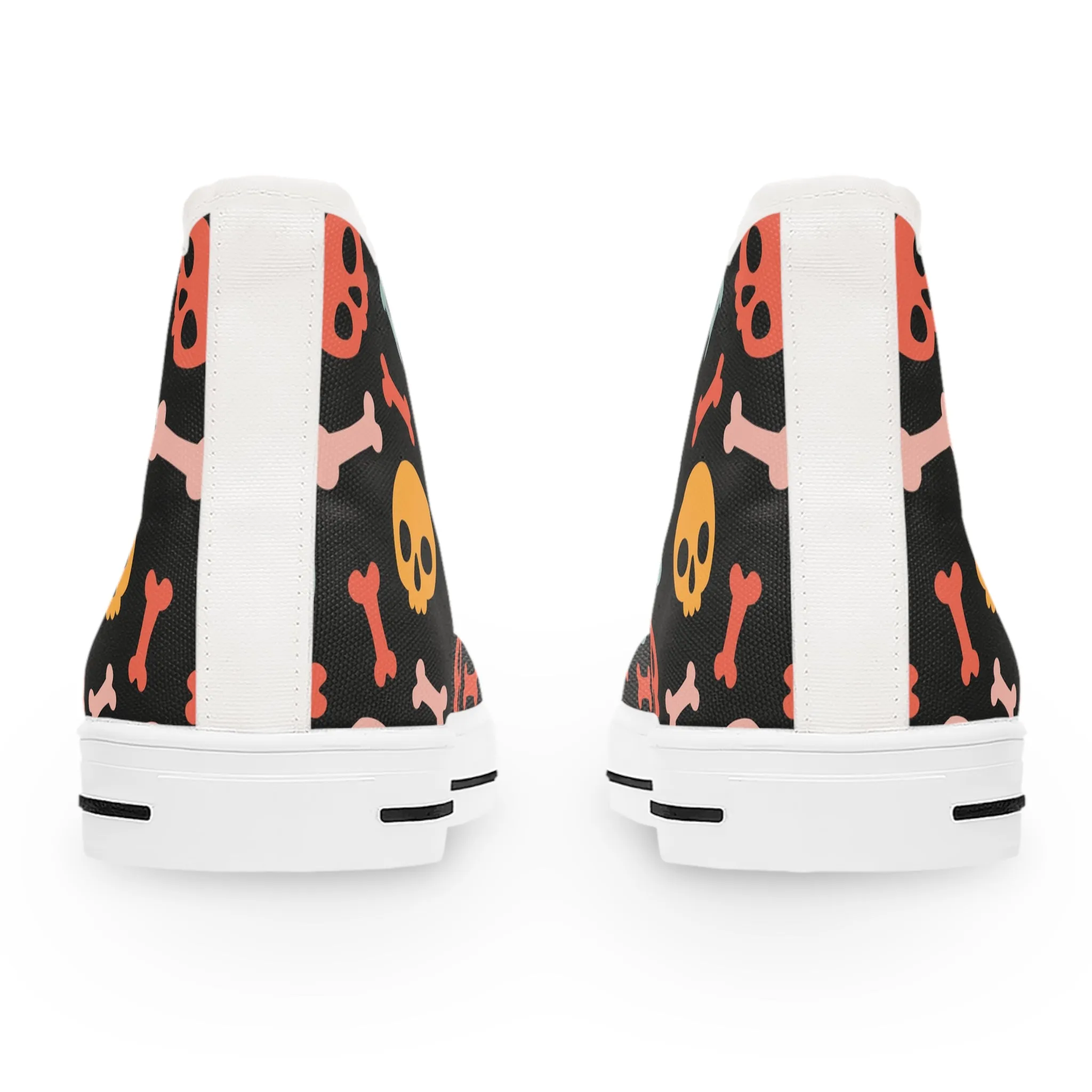 Colorful Skulls Women's High Top Sneakers