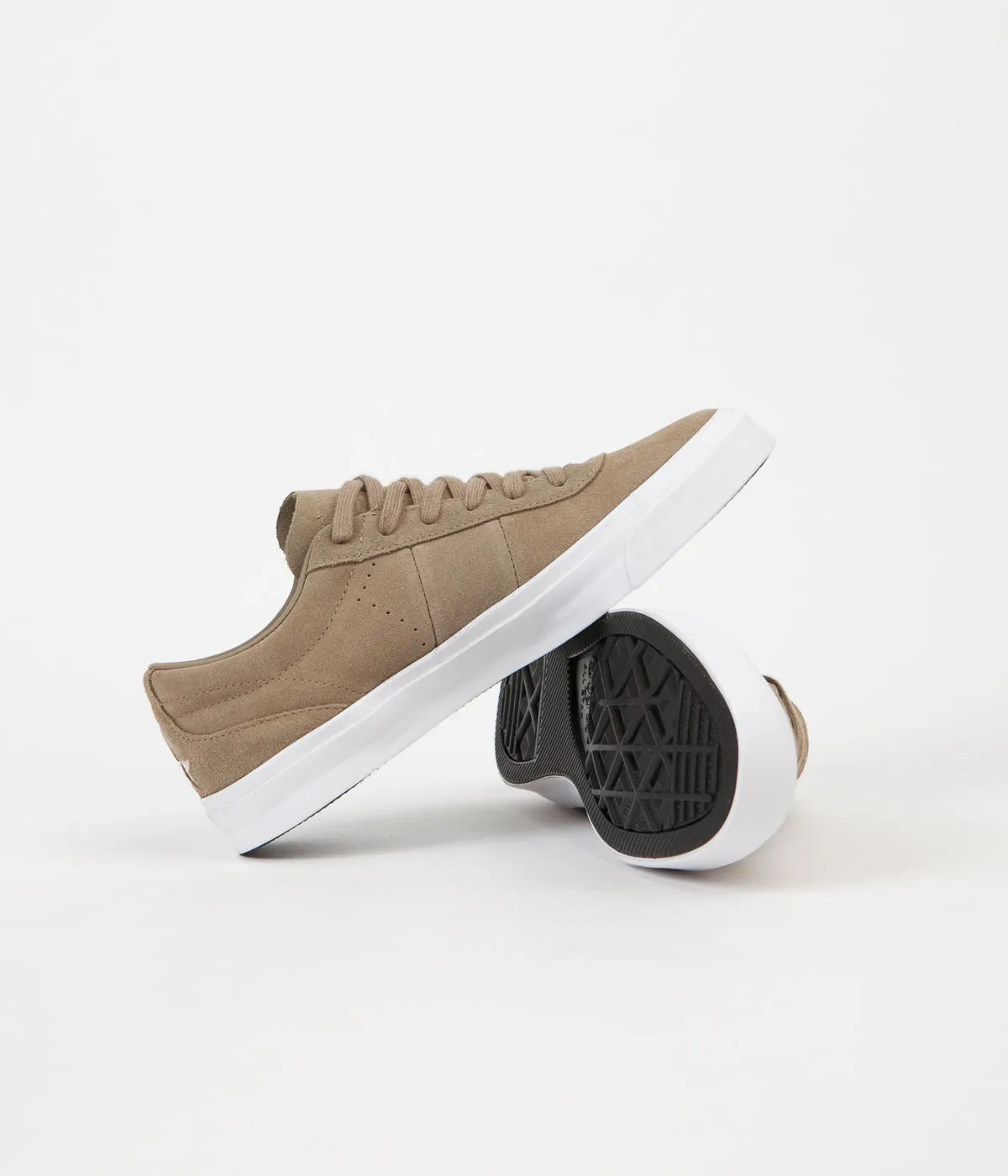 Converse One Star CC Ox Shoes - Khaki / Khaki / White