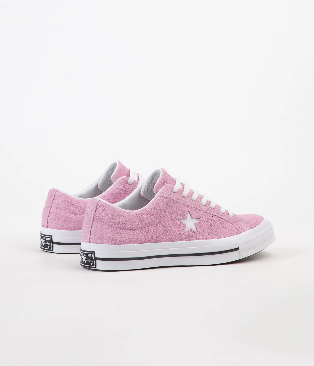 Converse One Star Ox Shoes - Light Orchid / White / Black